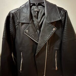 Topshop Black Biker Jacket